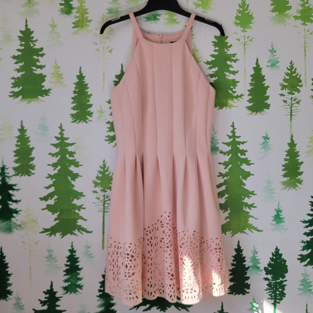 Vince Camuto Two Pocket Flare Dress.